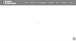 Desktop Screenshot of haydenproductionsvegas.com